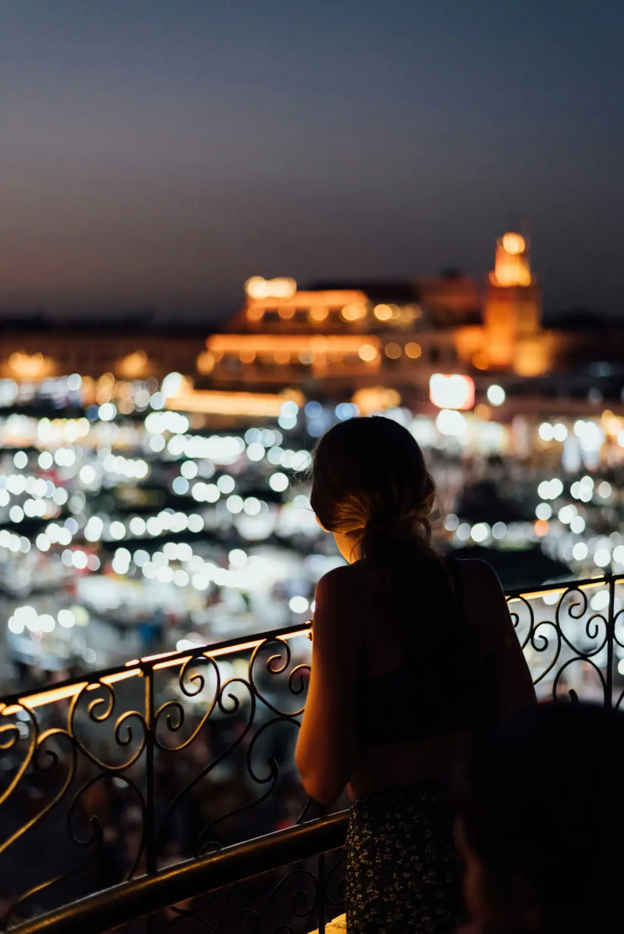 Sunset at Jemaa El Fna Square